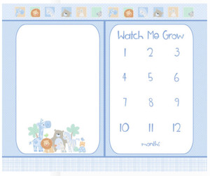 Henry Glass Little Peepers 36" Milestone Blanket Panel Cotton Flannel Fabric Henry Glass Little Peepers 36" Milestone Blanket Panel Cotton Flannel Fabric