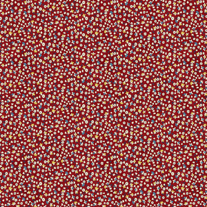 Henry Glass Gnome & Garden Packed Ditzy Red Cotton Fabric By The Yard Henry Glass Gnome & Garden Packed Ditzy Red Cotton Fabric By The Yard