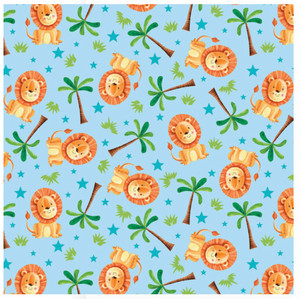 Henry Glass Party Animals Tossed Lions Lt Blue Cotton Fabric By The Yard Henry Glass Party Animals Tossed Lions Lt Blue Cotton Fabric By The Yard