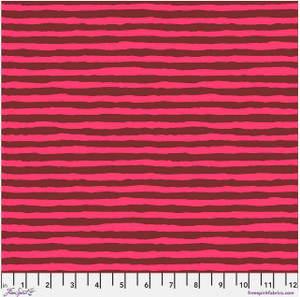 Free Spirit Brandon Mably Comb Stripe Pink Cotton Fabric By The Yard Free Spirit Brandon Mably Comb Stripe Pink Cotton Fabric By The Yard