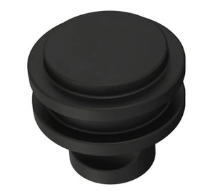 Liberty P43081C-FB 1 1/4" Classic Ringed Cabinet Drawer Knob Matte Black Liberty P43081C-FB 1 1/4" Classic Ringed Cabinet Drawer Knob Matte Black