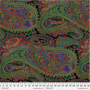 Free Spirit Kaffe Fassett Paisley Jungle Vibrant Cotton Fabric By The Yard Free Spirit Kaffe Fassett Paisley Jungle Vibrant Cotton Fabric By The Yard