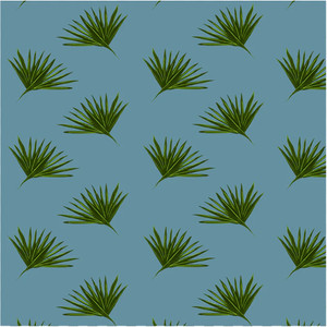 Paintbrush Studios Urban Jungle Exotic Palm Blue Cotton Fabric By The Yard Paintbrush Studios Urban Jungle Exotic Palm Blue Cotton Fabric By The Yard