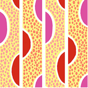 Paintbrush Studios Dianthus Mod Stripe Yellow Cotton Fabric By The Yard Paintbrush Studios Dianthus Mod Stripe Yellow Cotton Fabric By The Yard