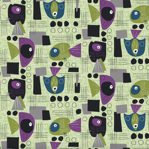 Paintbrush Studios Fish Hope Funky Fish Green Cotton Fabric By The Yard Paintbrush Studios Fish Hope Funky Fish Green Cotton Fabric By The Yard