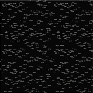 Paintbrush Studios Fish Hope Little Fish Black Cotton Fabric By The Yard Paintbrush Studios Fish Hope Little Fish Black Cotton Fabric By The Yard