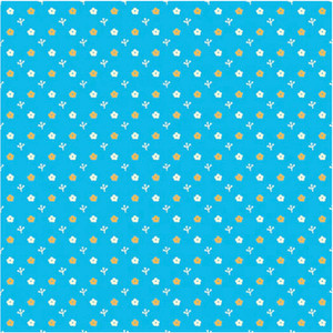 Paintbrush Studios Otter Romp Tiny Flowers Blue Cotton Fabric By The Yard Paintbrush Studios Otter Romp Tiny Flowers Blue Cotton Fabric By The Yard