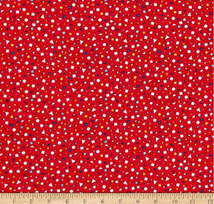 Studio E It's Elementary Mini Geo Red Cotton Fabric By The Yard Studio E It's Elementary Mini Geo Red Cotton Fabric By The Yard
