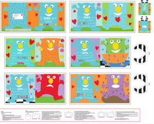 Studio E Huggable & Loveable VI Little Monsters Make Your Own Book Fabric By Panel Studio E Huggable & Loveable VI Little Monsters Make Your Own Book Fabric By Panel