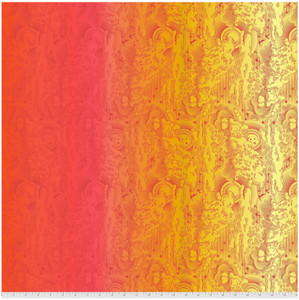 Free Spirit Tula Pink Little Fluffy Clouds Mango Cotton Fabric By Yd