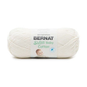 Bernat Softee Baby Cotton 120g Cotton White Knitting & Crochet Yarn Bernat Softee Baby Cotton 120g Cotton White Knitting & Crochet Yarn
