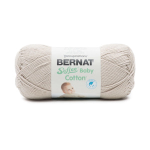 Bernat Softee Baby Cotton 120g Feather Gray Knitting & Crochet Yarn Bernat Softee Baby Cotton 120g Feather Gray Knitting & Crochet Yarn