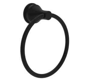 Delta Faryn FAR46-MB Bath Towel Ring Matte Black Delta Faryn FAR46-MB Bath Towel Ring Matte Black