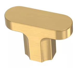 Liberty P48856C-117 1 5/8" Scalloped Cabinet T-Knob Modern Gold Liberty P48856C-117 1 5/8" Scalloped Cabinet T-Knob Modern Gold
