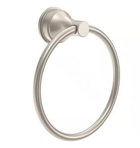 Delta Faryn FAR46-DN Bath Towel Ring Brushed Nickel Finish Delta Faryn FAR46-DN Bath Towel Ring Brushed Nickel Finish