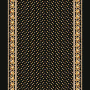 Henry Glass Autumn Spice Border Stripe Black Cotton Fabric By The Yard Henry Glass Autumn Spice Border Stripe Black Cotton Fabric By The Yard