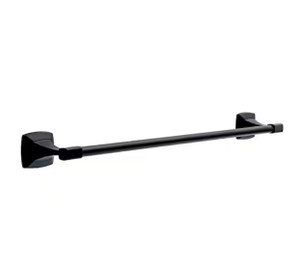 Delta PWD24-MB Portwood Bath 24" Towel Bar Matte Black Finish Delta PWD24-MB Portwood Bath 24" Towel Bar Matte Black Finish