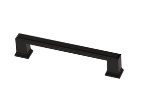Allen + Roth  P44270W-FB 5 1/16" Beaumont Matte Black Cabinet Drawer Pull Allen + Roth  P44270W-FB 5 1/16" Beaumont Matte Black Cabinet Drawer Pull