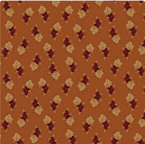 Henry Glass Scraps Of Kindness Grape Clusters Orange Fabric By The Yard Henry Glass Scraps Of Kindness Grape Clusters Orange Fabric By The Yard