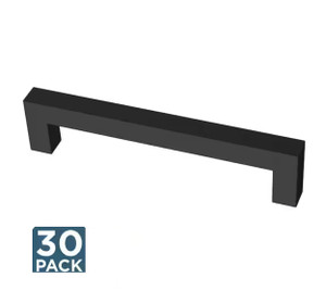 Franklin Brass Simple Modern Square Pull 5 1/16" Matte Black Cabinet Pull 30 Pack Franklin Brass Simple Modern Square Pull 5 1/16" Matte Black Cabinet Pull 30 Pack