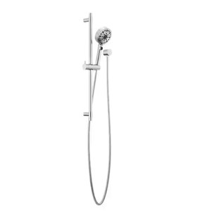 Peerless P62447 Precept Polished Chrome 1.5 GPM 6 Spray Handshower w/ Slide Bar Peerless P62447 Precept Polished Chrome 1.5 GPM 6 Spray Handshower w/ Slide Bar