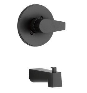 Peerless PTT14119-R Xander Matte Black 1-Handle Tub Trim Kit (Valve Not Included) Peerless PTT14119-R Xander Matte Black 1-Handle Tub Trim Kit (Valve Not Included)