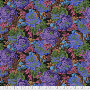 Free Spirit Philip Jacobs Luscious Black Cotton Fabric By The Yard