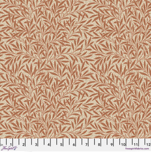 Free Spirit Morris & Co Emery Walker's House Emery's Willow Russett Fabric By The Yard Free Spirit Morris & Co Emery Walker's House Emery's Willow Russett Fabric By The Yard