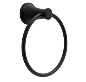 Delta CSA46-MB Casara Bath Towel Ring Matte Black Finish