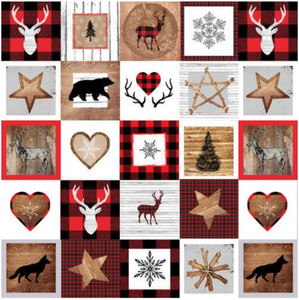 Studio E Warm Winter Wishes 6" Block Print Cotton Fabric By The Yard Studio E Warm Winter Wishes 6" Block Print Cotton Fabric By The Yard