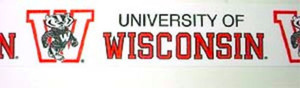 University of Wisconsin Grograin Ribbon 1 1/2" Wide 10 Yds University of Wisconsin Grograin Ribbon 1 1/2" Wide 10 Yds