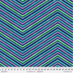 Free Spirit Kaffe Fassett Chevron Stripe Blue Cotton Fabric By The Yard Free Spirit Kaffe Fassett Chevron Stripe Blue Cotton Fabric By The Yard