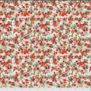 Free Spirit Tim Holtz Christmastime Winter Berries Red Cotton Fabric By The Yard Free Spirit Tim Holtz Christmastime Winter Berries Red Cotton Fabric By The Yard