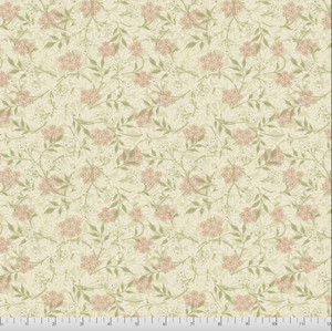 Free Spirit Morris & Co Granada Jasmine Blush Cotton Fabric By The Yard Free Spirit Morris & Co Granada Jasmine Blush Cotton Fabric By The Yard