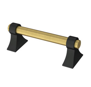 Liberty P42226W-370 3" Casual Dual Finish Cabinet Pull Black & Brushed Brass Liberty P42226W-370 3" Casual Dual Finish Cabinet Pull Black & Brushed Brass
