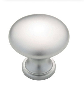 Liberty P11747-AL 1 1/4" Garrett Round Cabinet Knob Aluminum Finish Liberty P11747-AL 1 1/4" Garrett Round Cabinet Knob Aluminum Finish