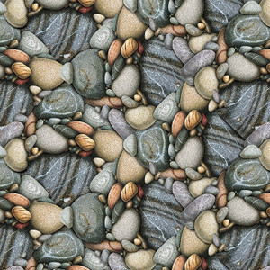 Blank Quilting Keep It Reel Fish Rocks Gray Cotton Fabric By The Yard Blank Quilting Keep It Reel Fish Rocks Gray Cotton Fabric By The Yard