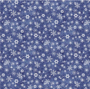 Henry Glass Flurry Friends Snowflake Navy Cotton Fabric By The Yard Henry Glass Flurry Friends Snowflake Navy Cotton Fabric By The Yard