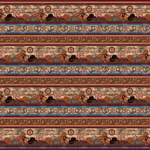 Blank Quilting My Hero Wears Cowboy Boots Stripe Brown Cotton Fabric By The Yard Blank Quilting My Hero Wears Cowboy Boots Stripe Brown Cotton Fabric By The Yard