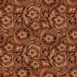Blank Quilting My Hero Wears Cowboy Boots Tooled Leather Brown Cotton Fabric By The Yard Blank Quilting My Hero Wears Cowboy Boots Tooled Leather Brown Cotton Fabric By The Yard