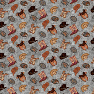 Blank Quilting My Hero Wears Cowboy Boots Boots & Hats Gray Cotton Fabric By Yard Blank Quilting My Hero Wears Cowboy Boots Boots & Hats Gray Cotton Fabric By Yard