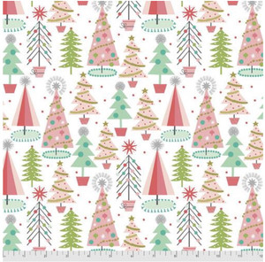 Free Spirit Maude Asbury FaLaLa Christmas Spruces White Cotton Fabric By Yd Free Spirit Maude Asbury FaLaLa Christmas Spruces White Cotton Fabric By Yd
