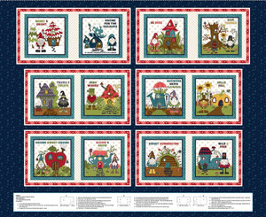 Henry Glass Gnome For the Holiday Make Your Own Book Cotton Fabric By The Panel Henry Glass Gnome For the Holiday Make Your Own Book Cotton Fabric By The Panel