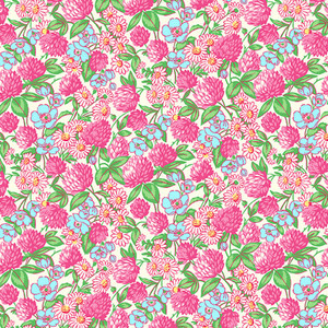 Henry Glass Nana Mae V Packed Floral Pink Cotton Fabric By The Yard Henry Glass Nana Mae V Packed Floral Pink Cotton Fabric By The Yard