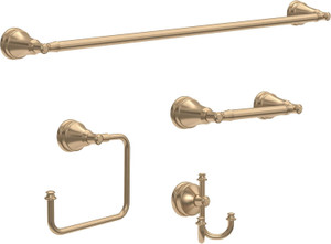 Delta Bath MYN64-CZ Mylan 4 Piece Bath Hardware Set Champagne Bronze Finish Delta Bath MYN64-CZ Mylan 4 Piece Bath Hardware Set Champagne Bronze Finish