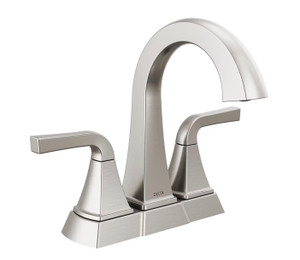 Delta Knoxville Centerset Bath Faucet Stainless Steel Finish