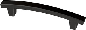 Franklin Brass P29615-B1 4" Matte Black Pierce Cabinet Drawer Pull 10 Pack