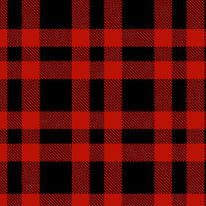 Blank Quilting Plaid Essentials Buffalo Check Red Cotton Fabric By The Yard