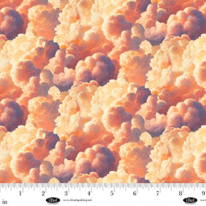 Blank Quilting Wilderness Song Sunset Sky Sunset Cotton Fabric By The Yard