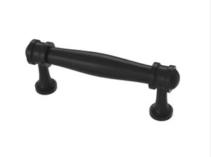 Liberty P38529C-FB 3" Charmaine Matte Black Cabinet Drawer Pull